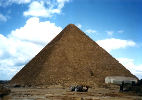 Südseite der Cheopspyramide