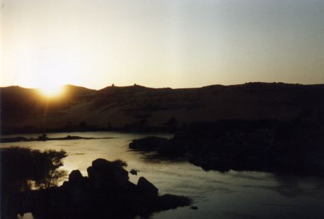 Sonnenuntergang Asswan