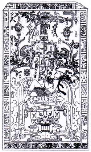 Die Grabplatte Von Palenque